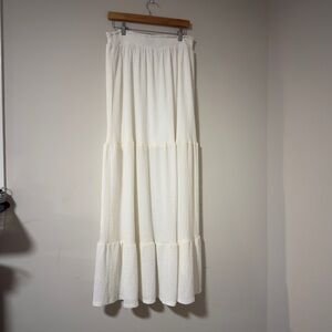 ARULA Cream Maxi Skirt